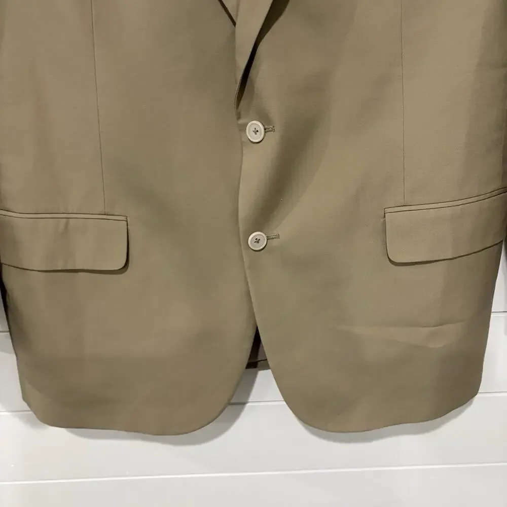 Jos A Bank | Blazer Jacket Tan Career Business NWT- Size 44 Short